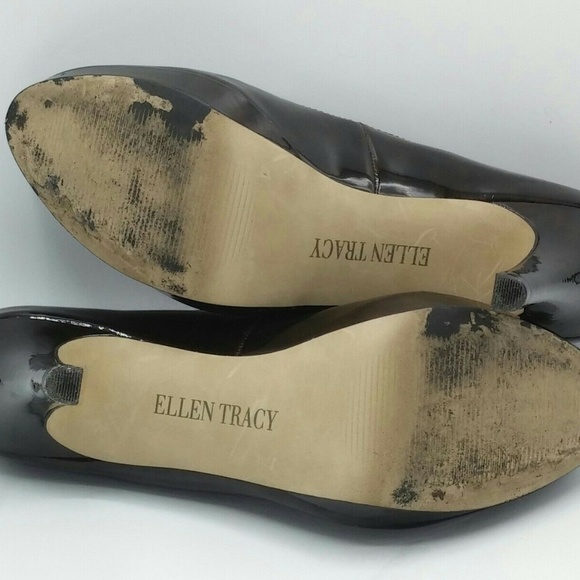 Ellen Tracy 9 Platform Pumps Patent Patton Career - Picture 5 of 8